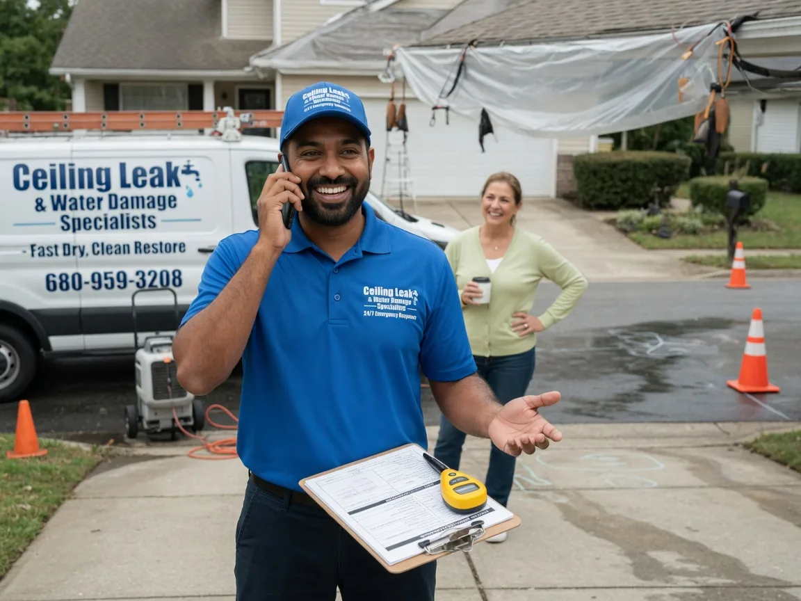 Ceiling Leak Cleanup Bledsoe, TX FAQs